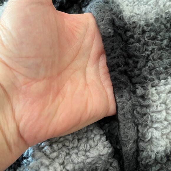 GENTLY Used} Cabin Fever by Ramatex Black/Grey, Plaid-  1/4 Zip Pullover/Size XL - Picture 6 of 7